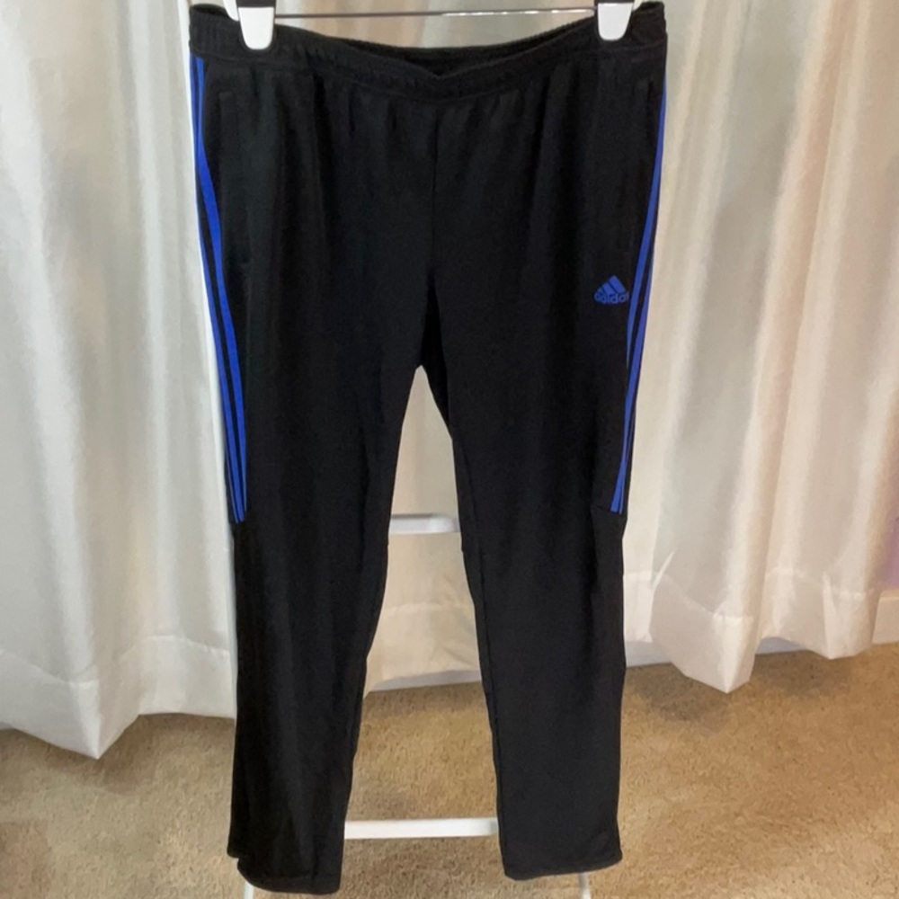Adidas Climacool pants with electric blue stripes - 2XL